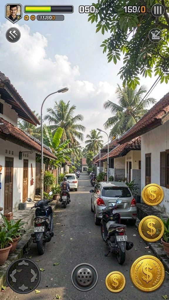 Tampilan awal permainan yang memukau dan menggugah rasa ingin tahu.