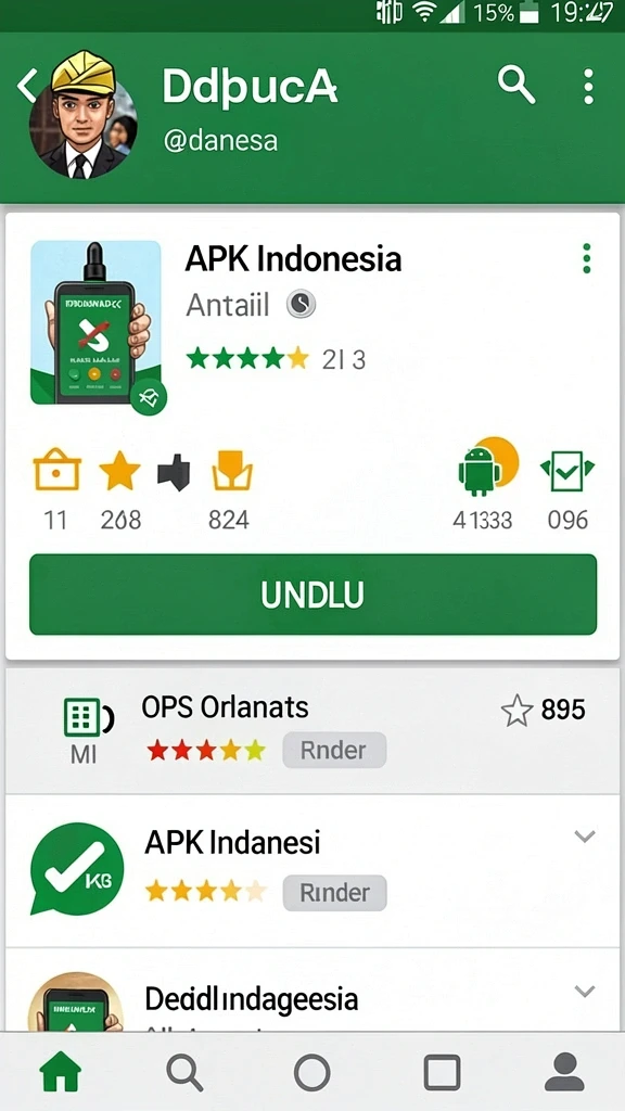 Tampilan awal permainan yang menarik dan penuh warna.