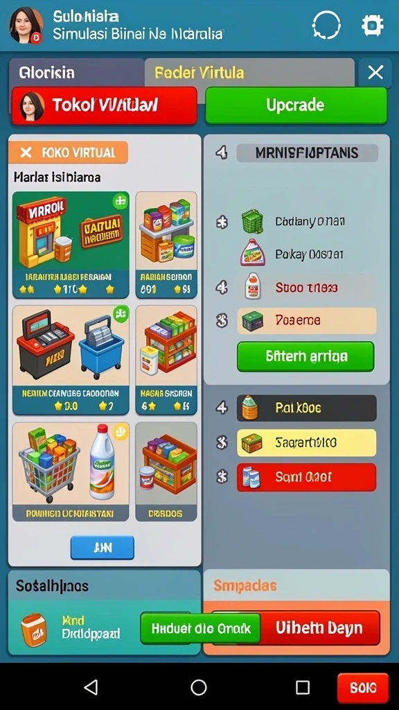 Fitur leaderboard untuk bersaing dengan pemain lain.