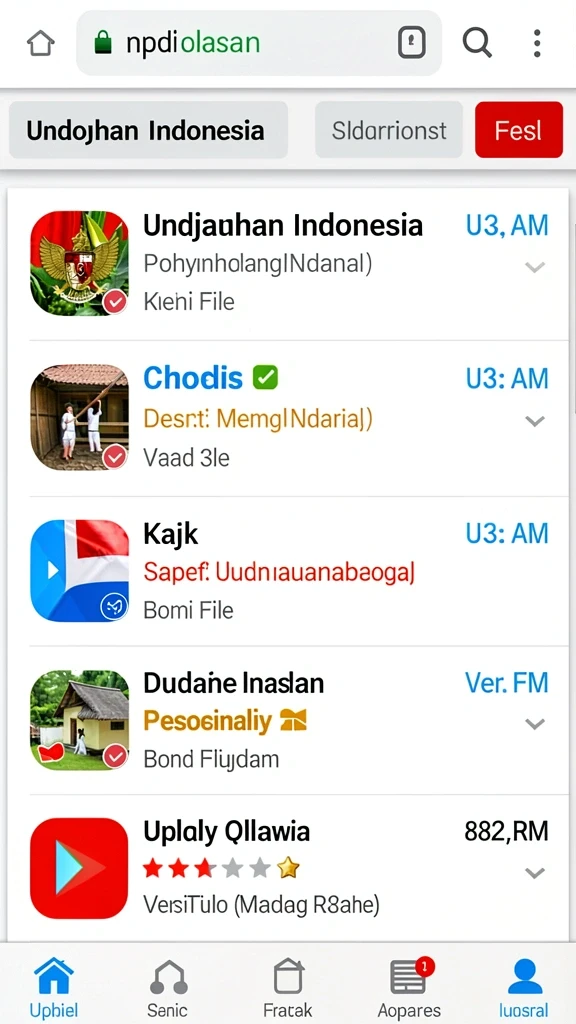 Tampilan antarmuka pengguna yang intuitif dan menarik.