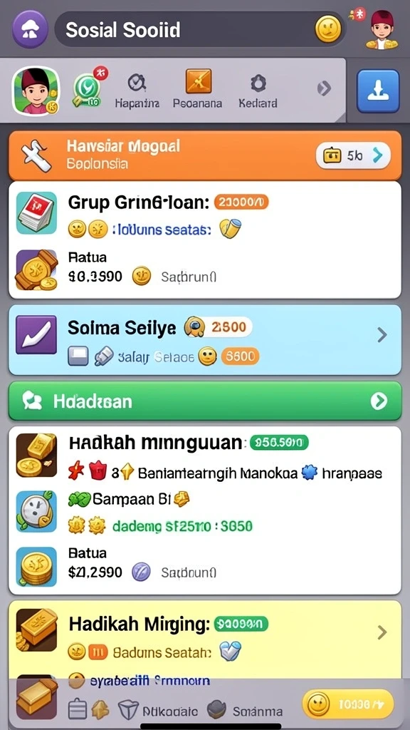 Karakter-karekter yang unik dan menarik.