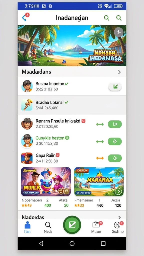 Tampilan antarmuka yang intuitif dan user-friendly.