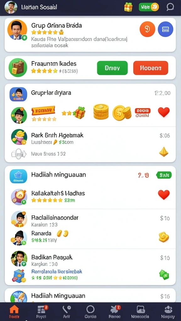 Tampilan antarmuka yang menarik dan ramah pengguna.
