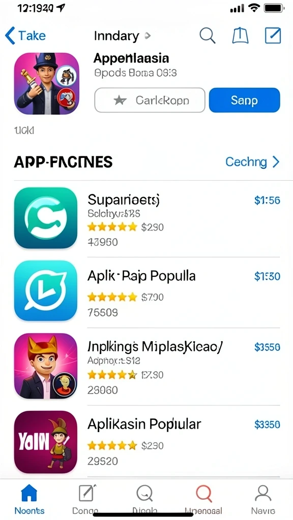 Tampilan antarmuka yang user-friendly.