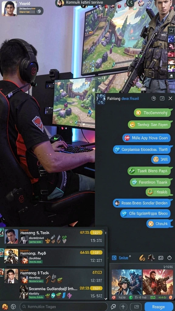 Screenshot menampilkan karakter utama dalam aksi.