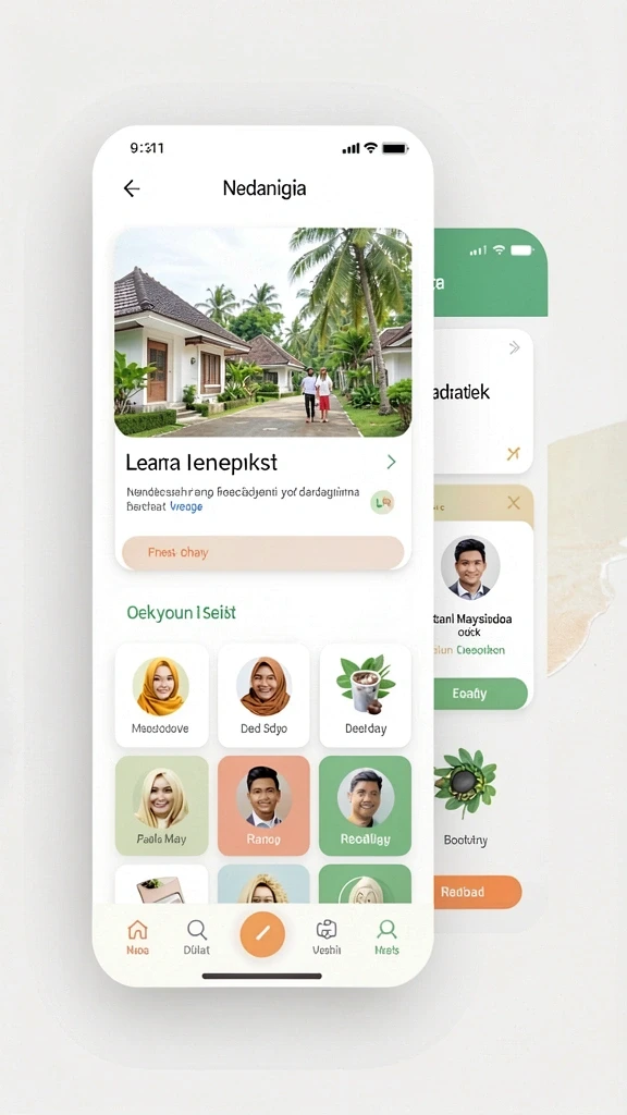 Tampilan awal yang menarik dan penuh warna.