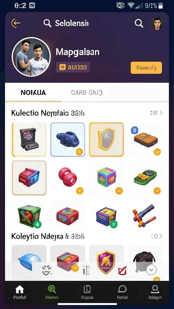 Karakter yang bisa dipilih sesuai gaya bermain.