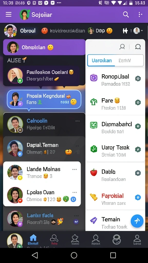 Tampilan antarmuka yang ramah pengguna.