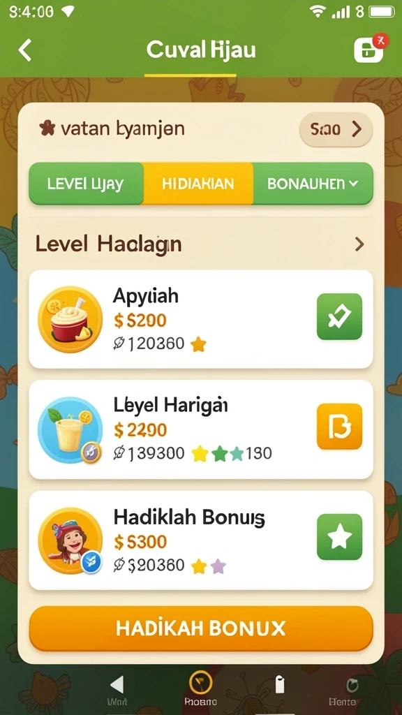Beberapa level yang menantang dan seru.