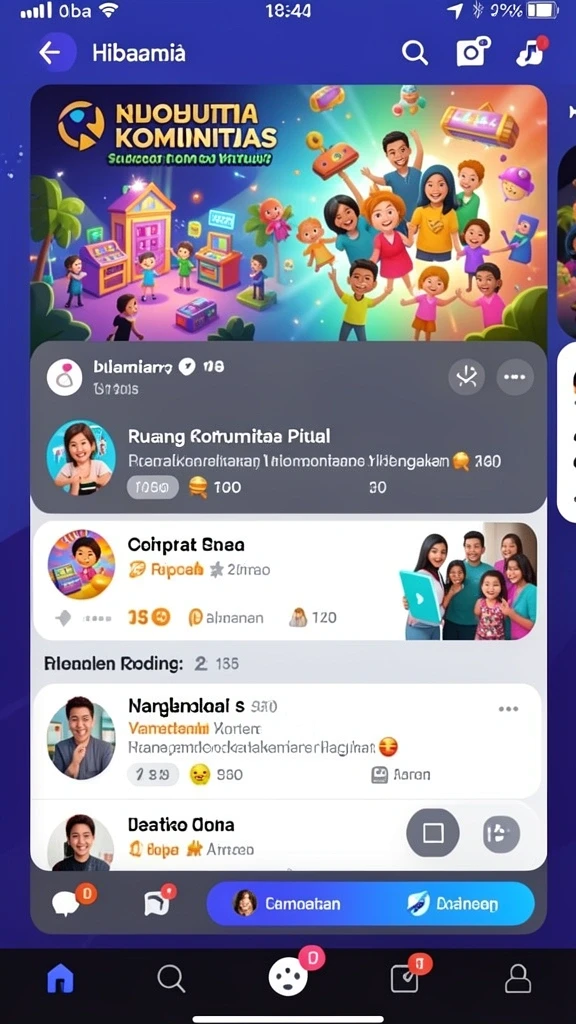 Tampilan antarmuka yang user-friendly dan intuitif.