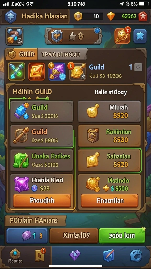 Screenshot dari salah satu level menantang di KASTOTO.