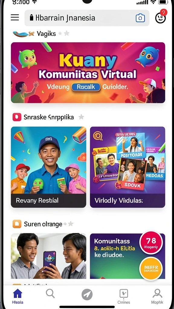Screenshoot interaksi karakter dengan lingkungan.