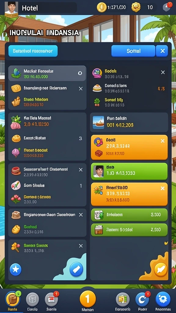 Tangkapan layar penuh aksi seru dalam game.