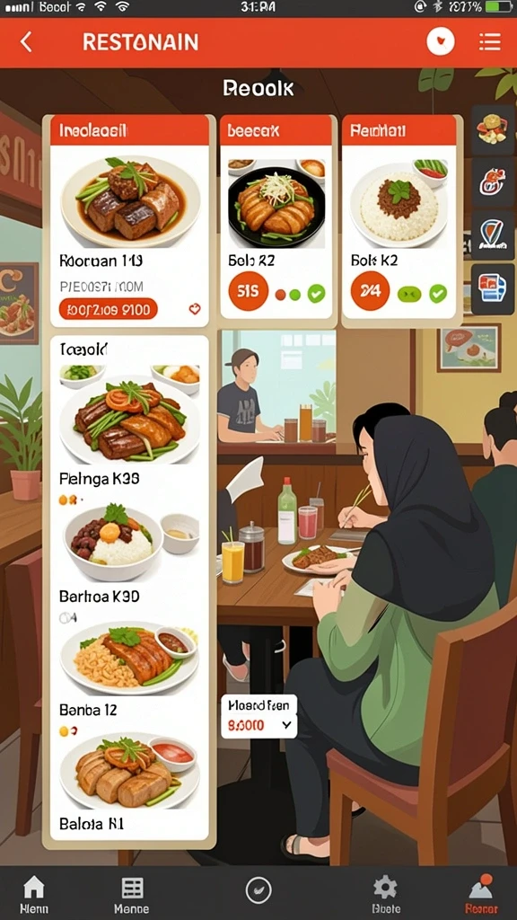 Karakter yang beragam dan penuh warna.