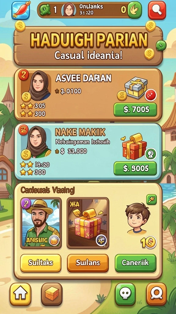 Tampilan antarmuka yang menarik dan user-friendly.