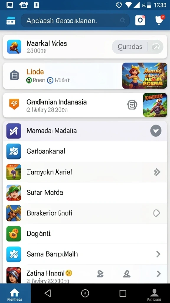 Tampilan meja poker yang menarik dan interaktif.