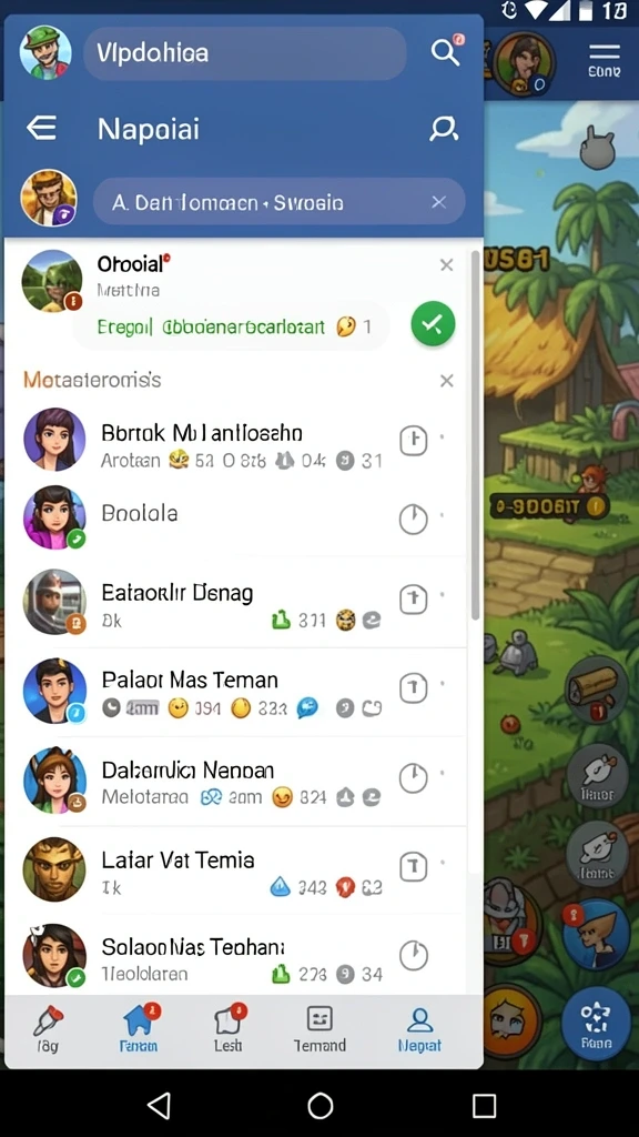 Tampilan awal aplikasi yang menarik dan informatif.