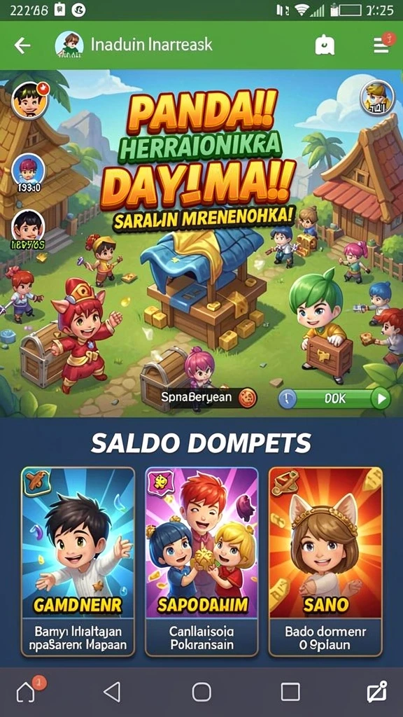 Gim yang seru dan menantang dengan fitur multiplayer.