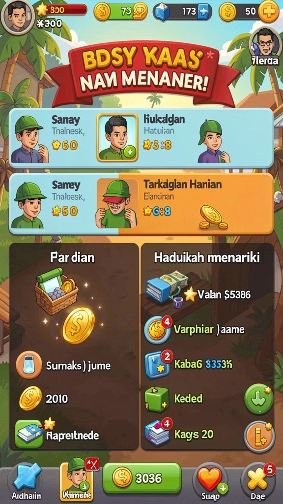 Tangkapan layar menampilkan mode multiplayer yang seru.