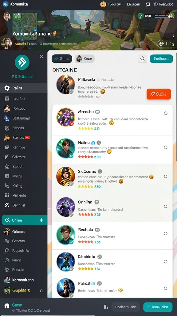 Fitur multiplayer yang mendukung interaksi.