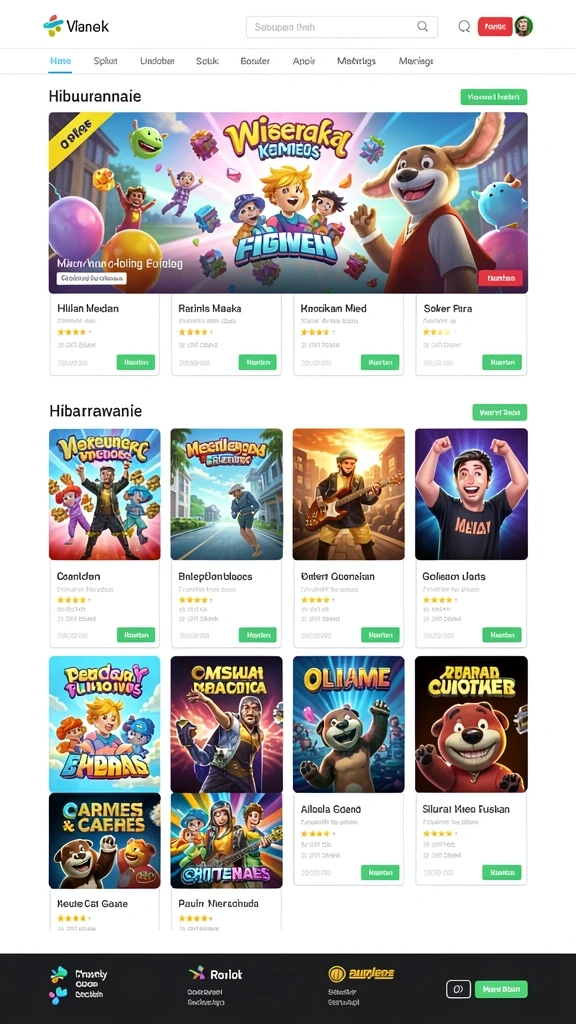 Pertarungan seru melawan monster hebat.