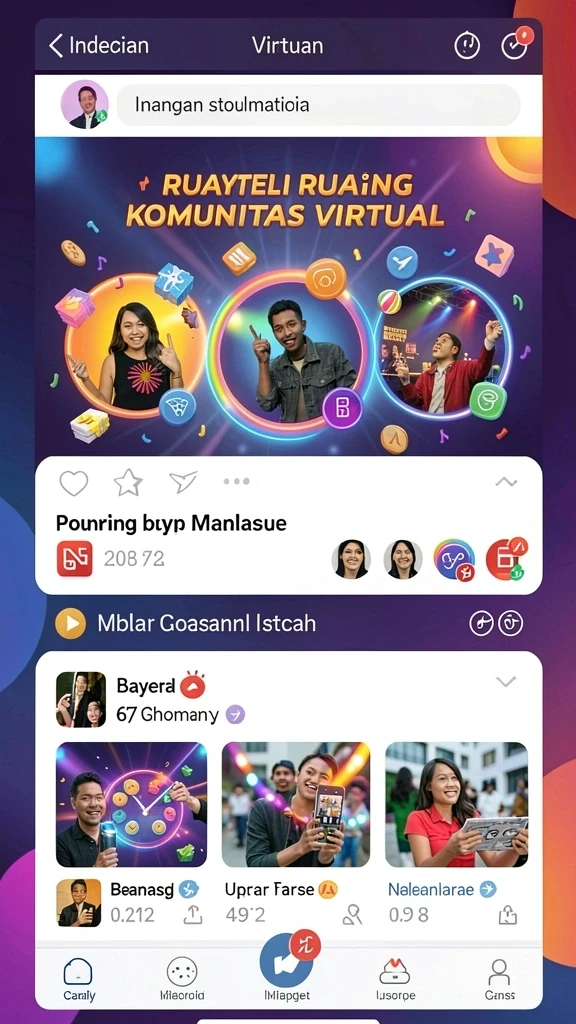 Fitur misi harian yang menantang.