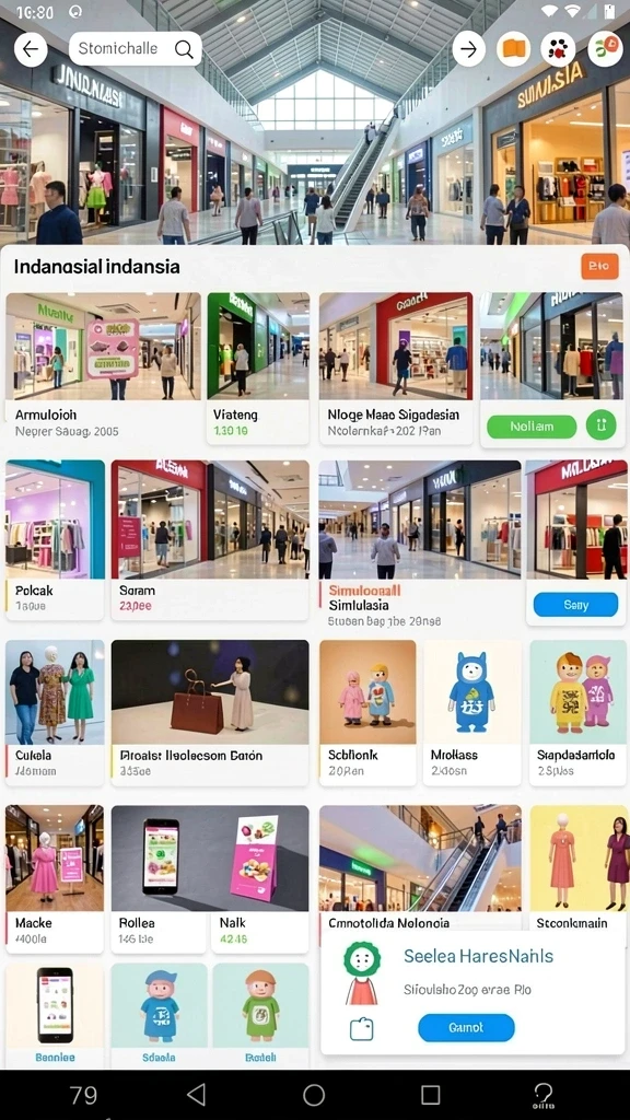 Screenshot kedua menunjukkan antarmuka pengguna yang intuitif.