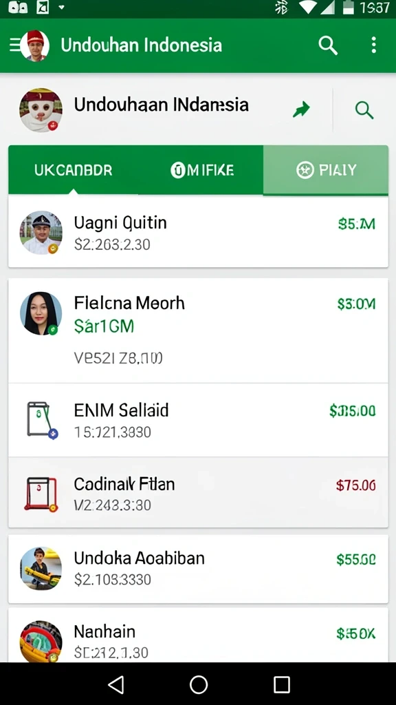 Berbagai mesin slot dengan tema yang beragam.