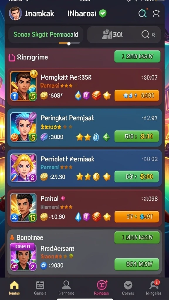 Beragam pilihan permainan yang mengasyikkan.