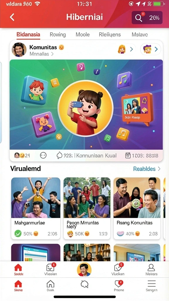 Pengalaman bermain yang adiktif dan menyenangkan.