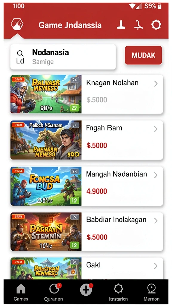 Mode permainan yang mengasyikkan dan penuh tantangan.