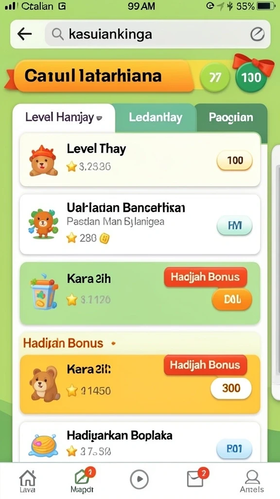 Mode multiplayer yang memungkinkan bersaing dengan teman.